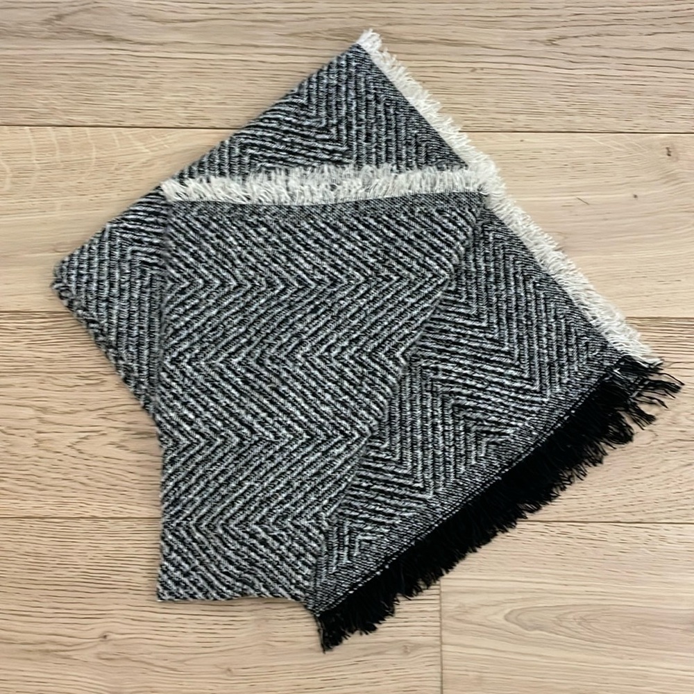 Target Merona herringbone blanket scarf